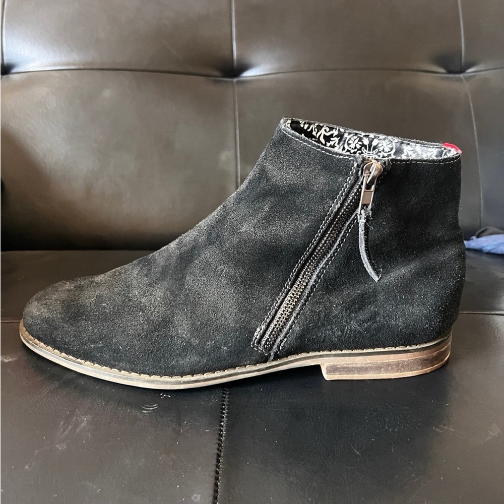 Guess Black Suede Western Boots